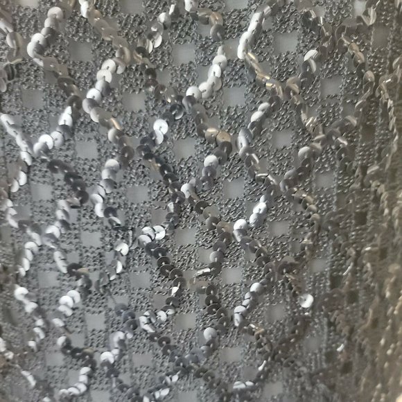 Koret of California True Vintage Knit crew neck black vest with sequins Small - Picture 2 of 8